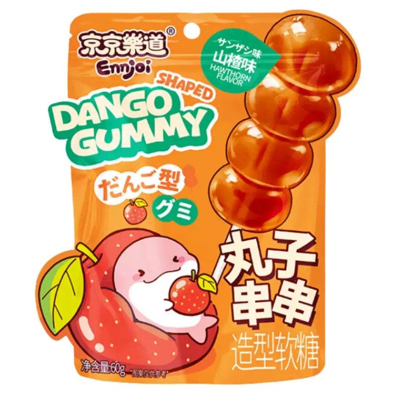 ENNJOI Dango Shaped Gummy Hawthorn 60g ENNJOI - Butikkom