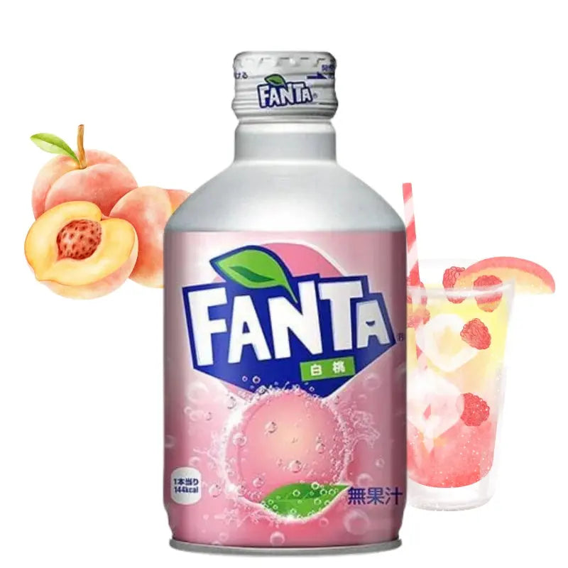Fanta Peach Bottle 300ml Japansk Fanta - Butikkom