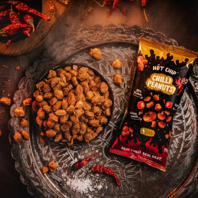 HOT CHIP Chili Peanuts 70g HOT CHIP - Butikkom