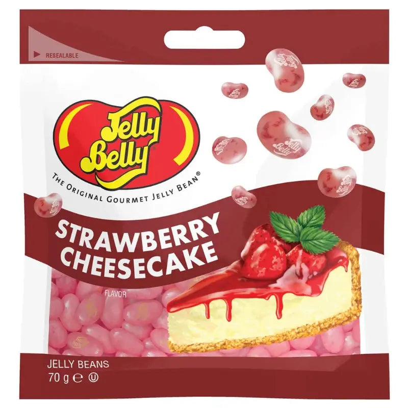 Jelly Belly Strawberry Cheesecake 70g Jelly Belly - Butikkom
