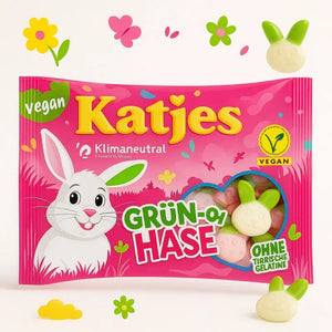 Katjes Grönörade Kaniner 175g Katjes - Butikkom