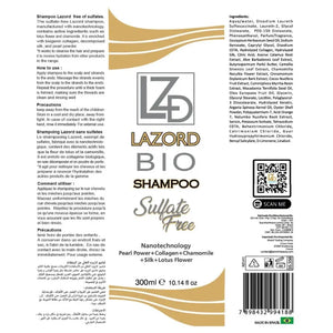 Lazord Bio Sulfatfritt Schampo 300ml Lazord - Butikkom