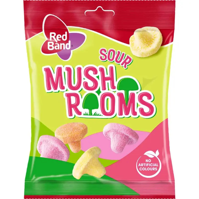 Red Band Sour Mushrooms 100g Red Band - Butikkom