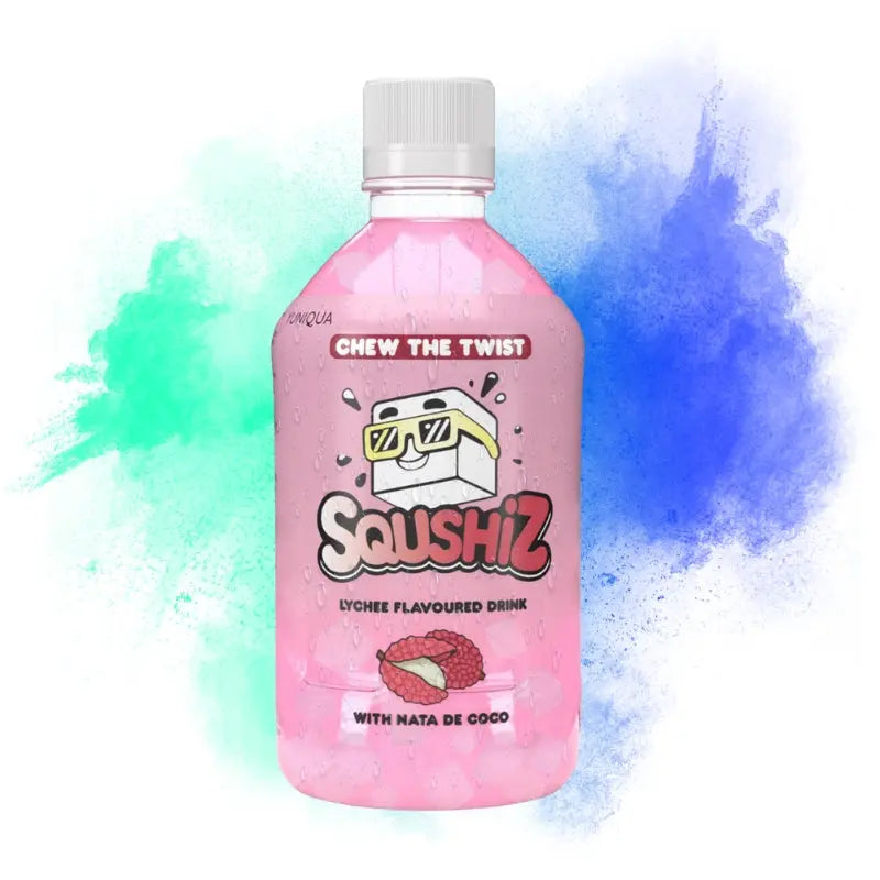 Squshiz Lychee med Nata de Coco 350ml SQUSHiZ - Butikkom