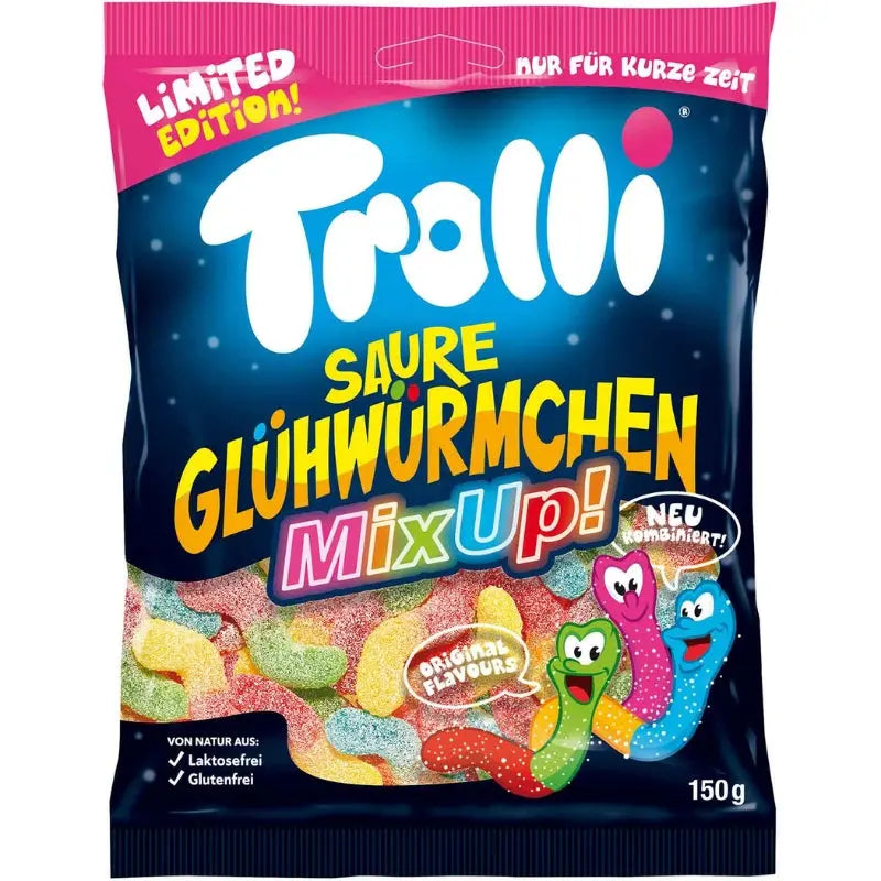 Trolli Sur Lysmaskar MixUp! 150g Trolli - Butikkom