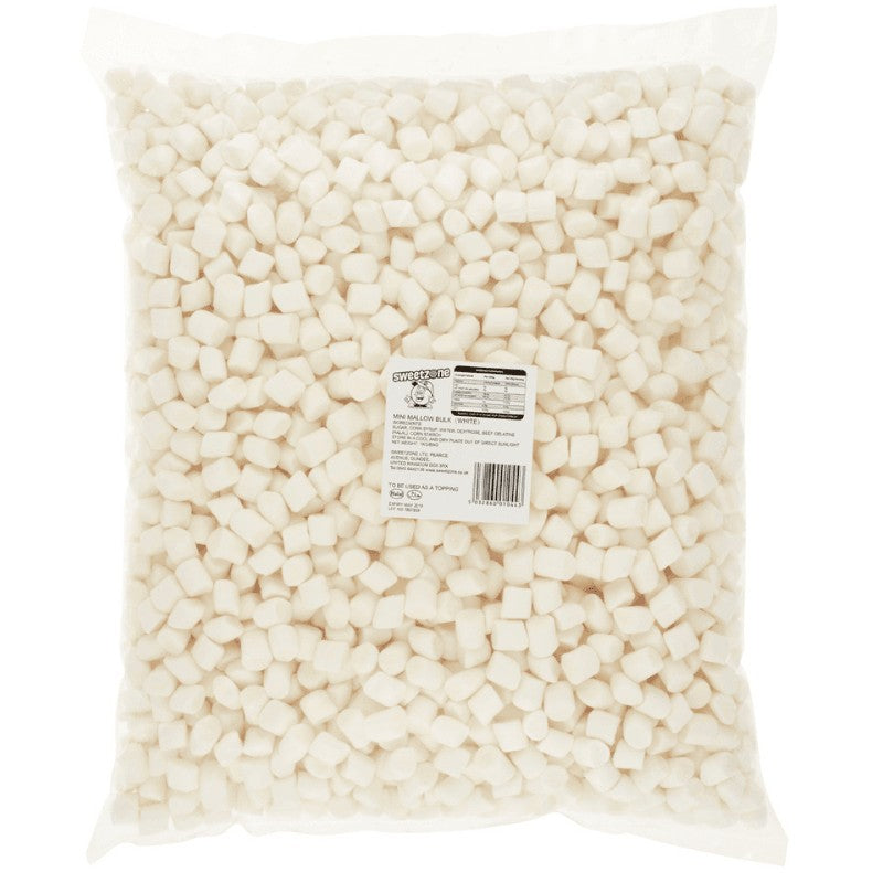 Mini Mallows White 1kg Sweetzone - Butikkom