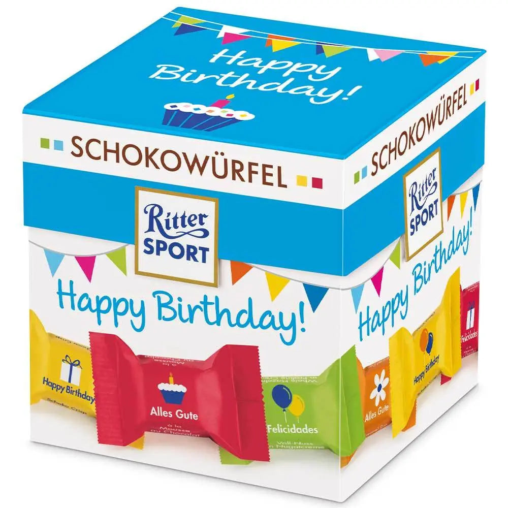 Ritter Sport Choklad Happy Birthday 22st, 176g Ritter Sport - Butikkom