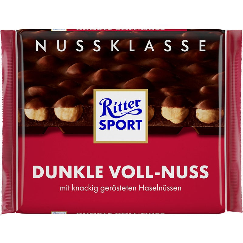 Ritter Sport Dark Whole Hazelnuts 100g Ritter Sport - Butikkom