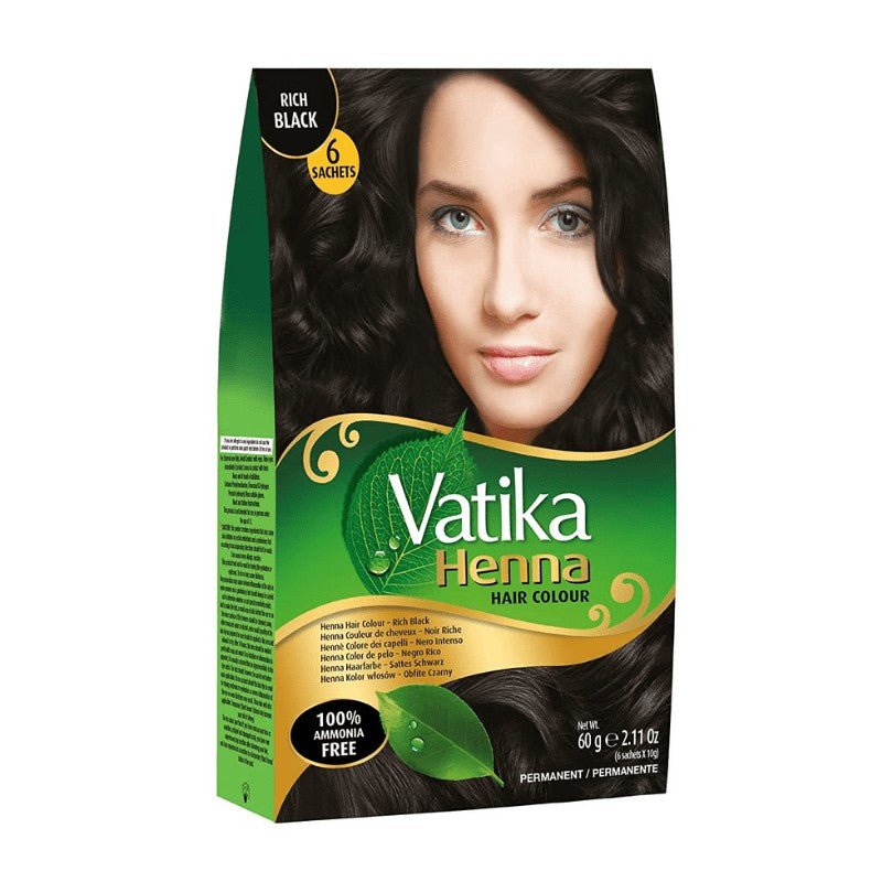 Osta Vatika Henna Powder Rich Black 60g verkosta Butikkom