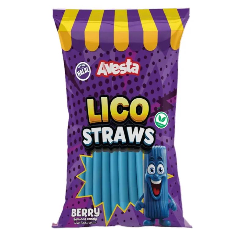 Avesta Lico Straws Berry 70g