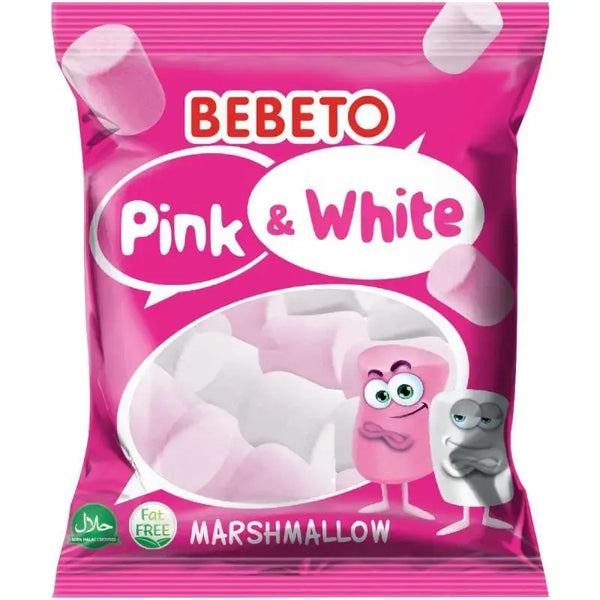 BEBETO Marshmallow Pink White 275g - Butikkom