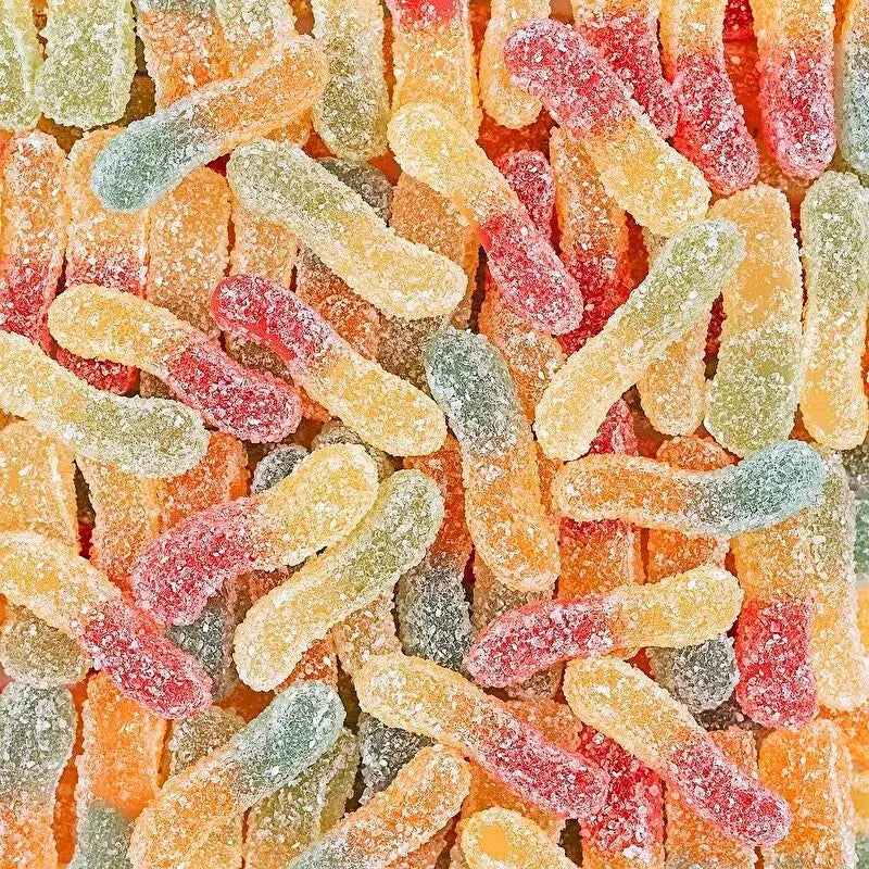 BEBETO Sour Worms 80g BEBETO - Butikkom