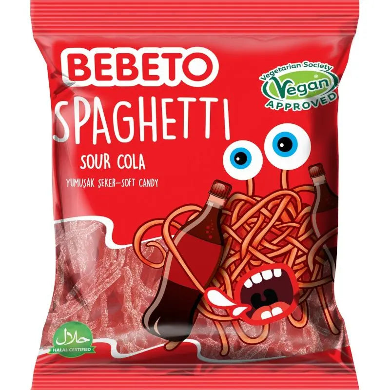 BEBETO Spagetti Sour Cola 80g BEBETO - Butikkom