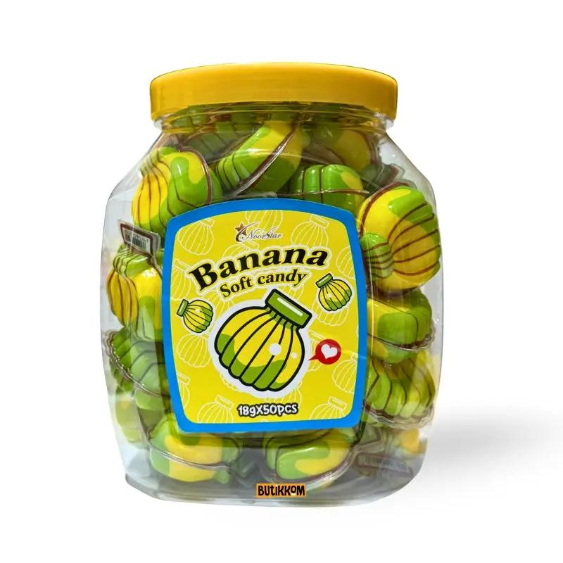 Banana Soft Candy 1st x 18g Noor Star - Butikkom
