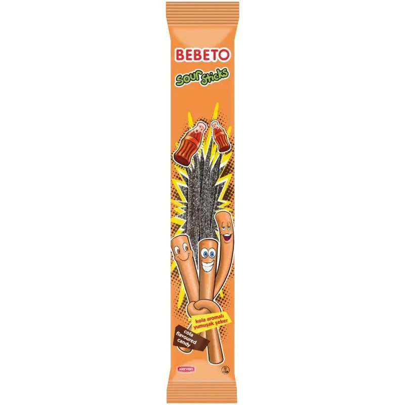 Bebeto Sour Sticks Cola 35g Bebeto - Butikkom