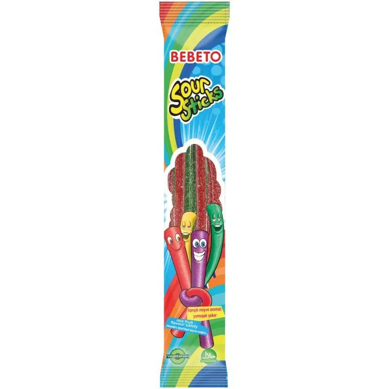 Bebeto Sour Sticks Fruit Mix 35g Bebeto - Butikkom