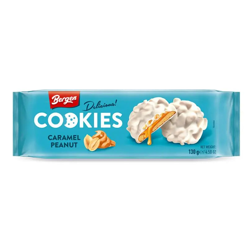 Cookies Caramel Peanut 130g Bergen - Butikkom