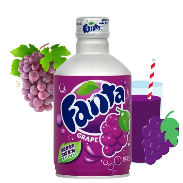 Fanta Grape Bottle 300ml Japansk Fanta - Butikkom