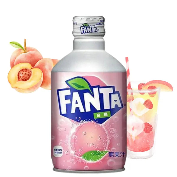 Fanta Peach Bottle 300ml Japansk Fanta - Butikkom