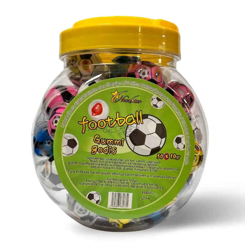 Gummigodis Football 1st x 10g Noor Star - Butikkom