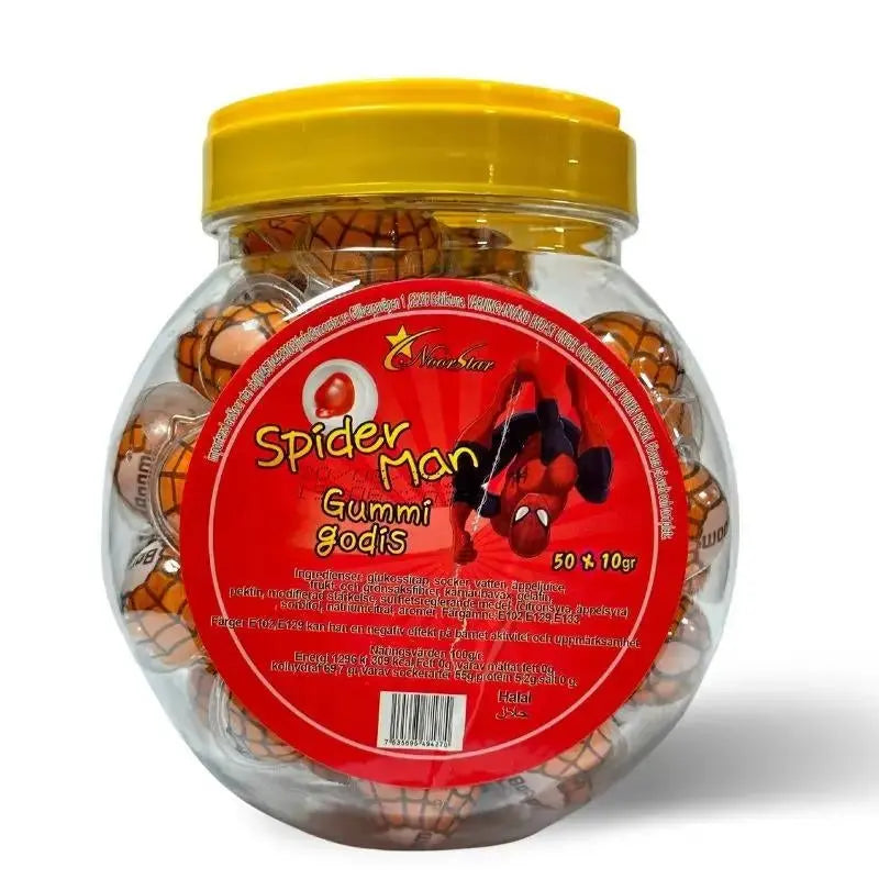 Gummigodis Spider Man 50 x10g Butikkom - Butikkom