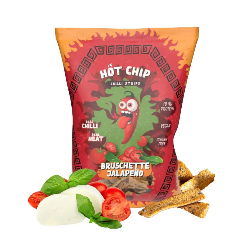 HOT CHIP CHILLI STRIPS Bruschette Jalapeno 80g HOT CHIP - Butikkom