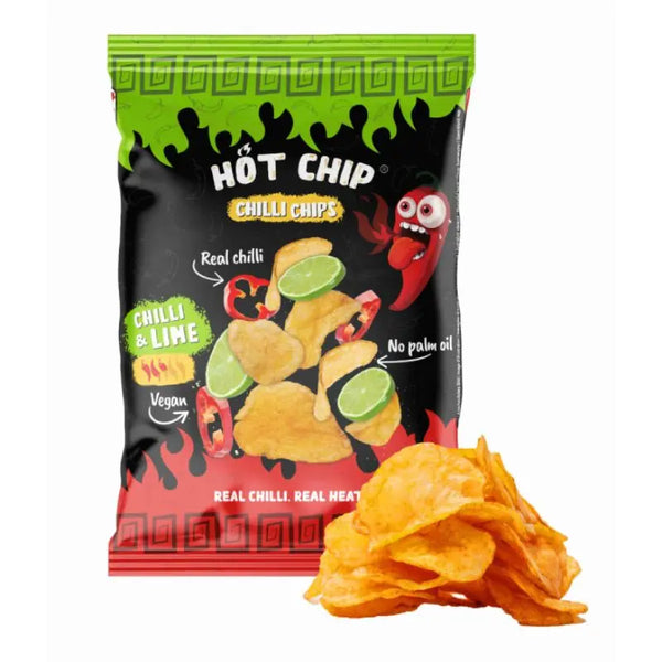 HOT CHIP Chilli & Lime 80g HOT CHIP - Butikkom