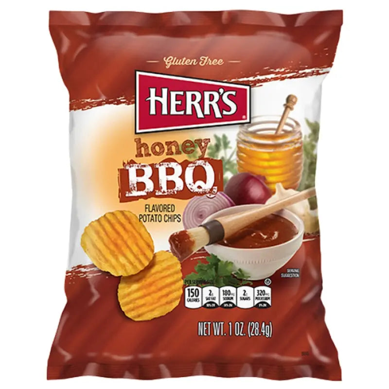 Herr's Honey BBQ Potato Chips 28g Herr´s - Butikkom