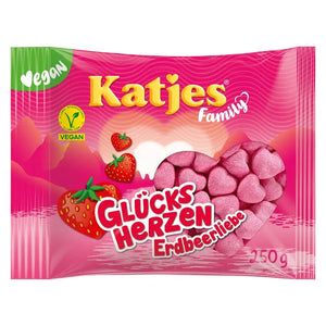 Katjes Jordgubbskärlek 250g