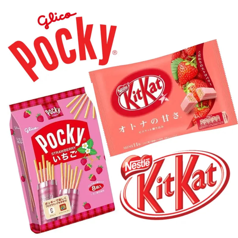 KitKat & Pocky Strawberry Edition Butikkom - Butikkom