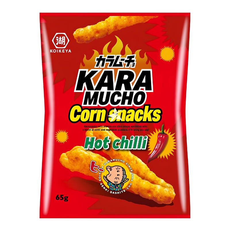 Koikeya Karamucho Majssnacks Het Chili 65g
