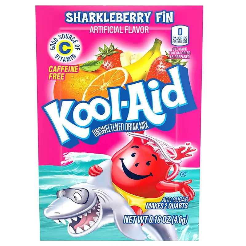 Kool-Aid Sharkleberry Fin 4,6g Kool-Aid - Butikkom