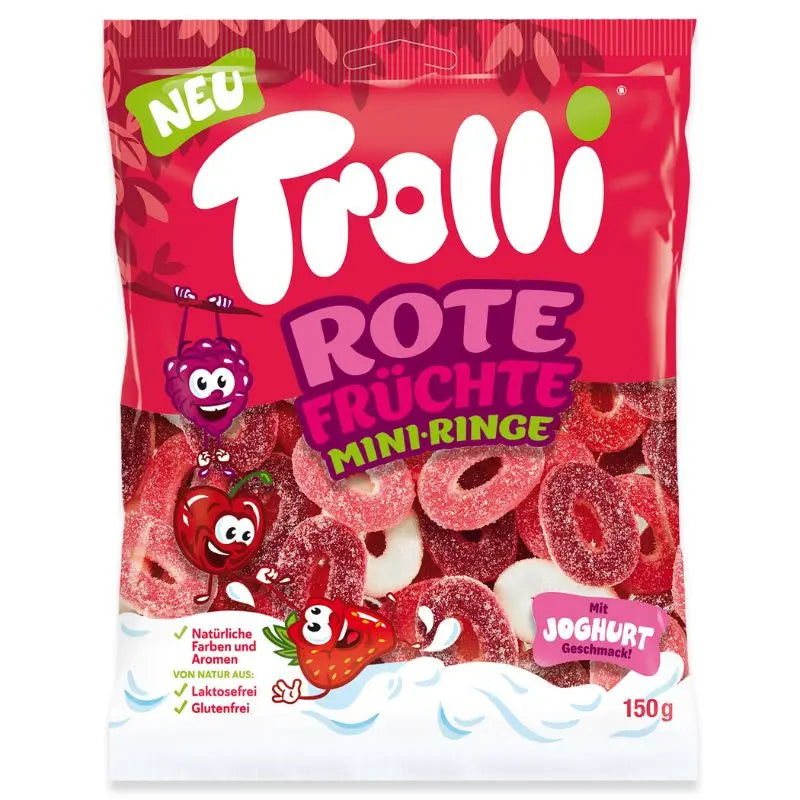 Kopia av Trolli Röda Fruktmini-ringar 150g Trolli - Butikkom