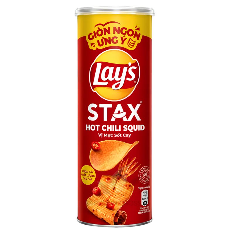 Lay's Stax Hot Chili Squid 90g
