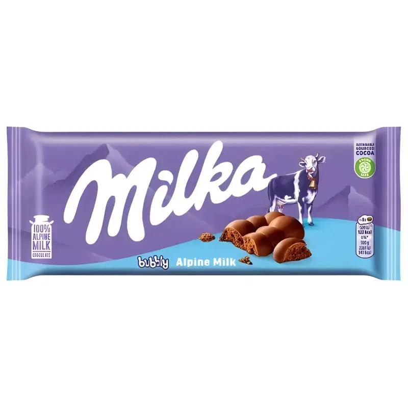 Milka Bubbly Alpine Milk 14 x 90g Milka - Butikkom