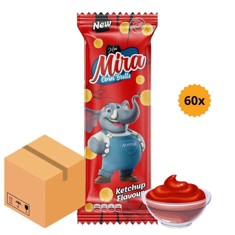 Mira Chips Ketchup 20g x 60st Butikkom - Butikkom