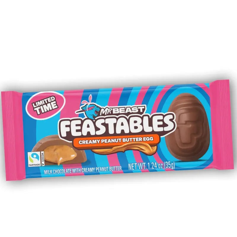 MrBeast Feastables Peanut Butter Egg 35g MrBeast - Butikkom