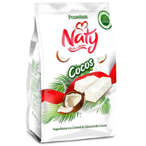 Naty Wafer Coconut Cream &amp; Glaze 140g