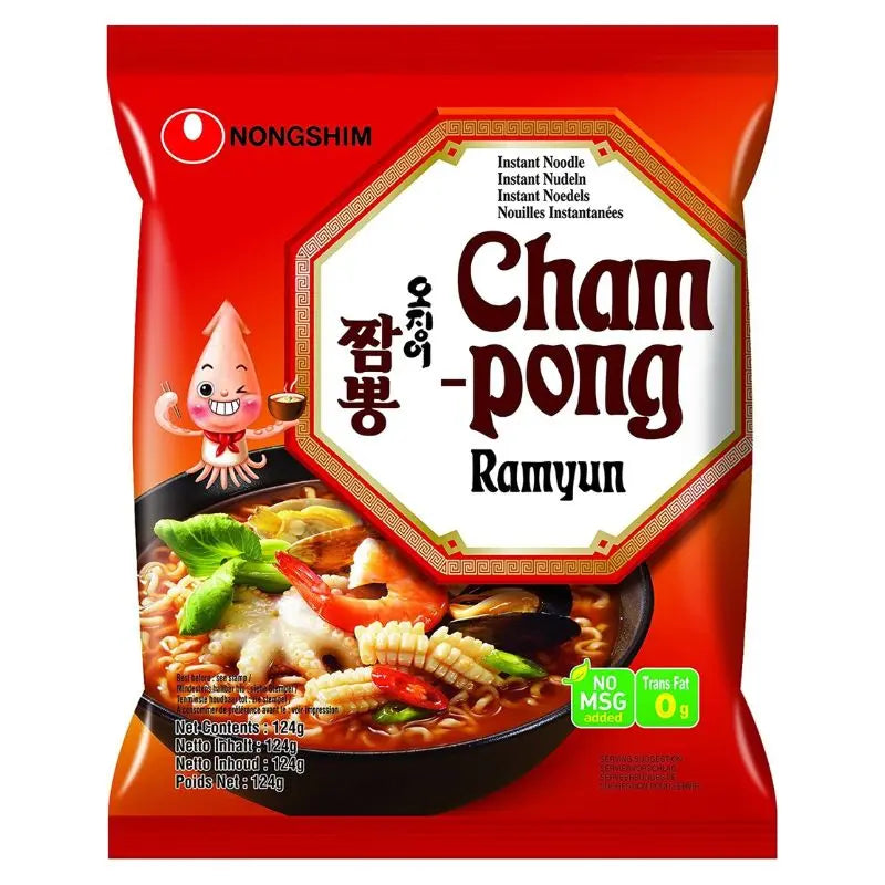 Nongshim Champong Bläckfisk 124g Nongshim - Butikkom