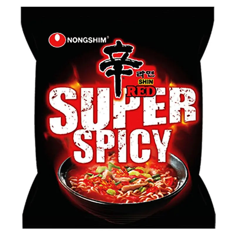 Nongshim Shin Ramen Red Super Spicy 120g Nongshim - Butikkom