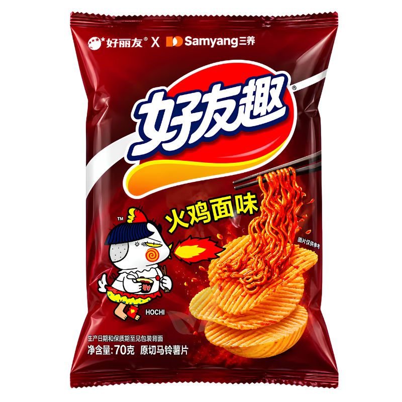 Orion Buldak Ramen Chips Turkey Flavor 70g