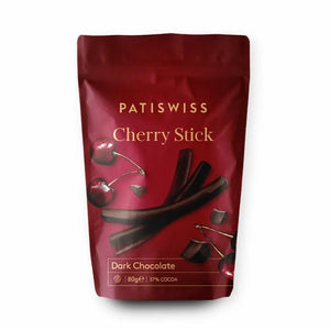 PATISLOVE Cherry Sticks &amp; Dark Chocolate 80g