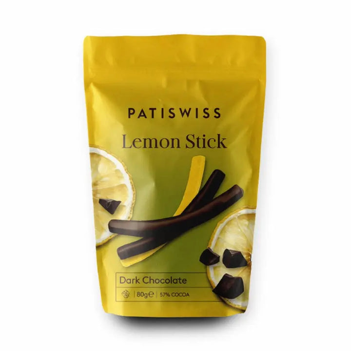 PATISLOVE Lemon Sticks & Dark Chocolate 80g PATISLOVE - Butikkom