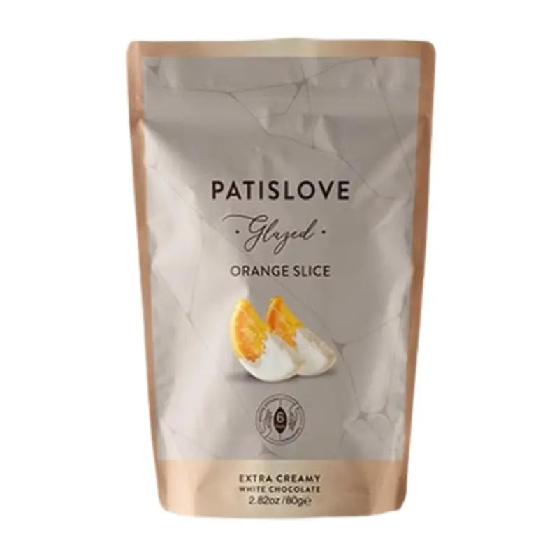 PATISLOVE White Chocolate & Orange Slice 80g PATISLOVE - Butikkom