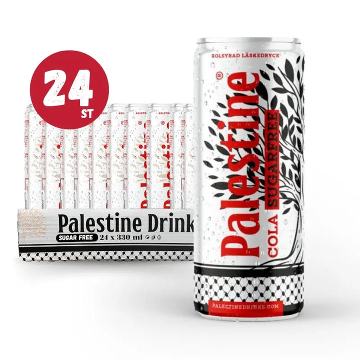 Palestine Cola Sugar Free 24 x 330ml Palestine Drinks - Butikkom