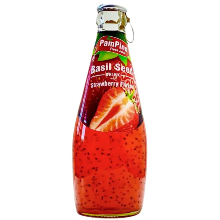 PamPino Basil Seed & Strawberry 290ml PamPino - Butikkom