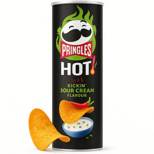 Pringles Hot Kickin' Sour Cream 160g Pringles - Butikkom