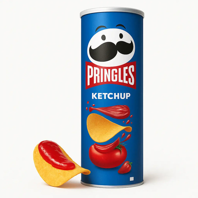 Pringles Ketchup Flavour 165g Pringles - Butikkom