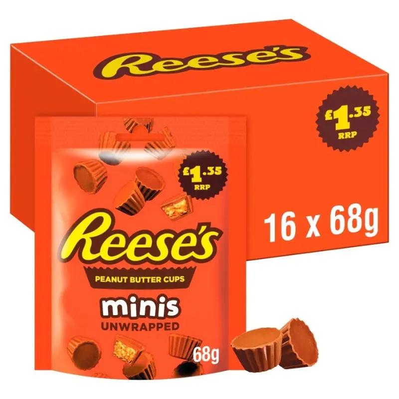 Reese's Minis Pouch 16 x 68g Reese’s - Butikkom