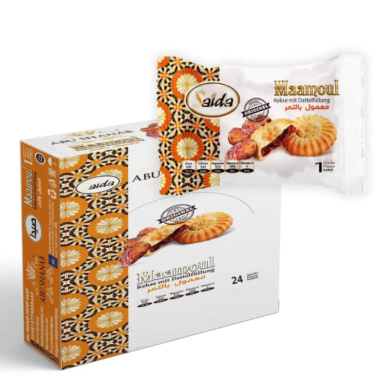 SAIDA Maamoul with dates 22g x 24st Alkhier Food - Butikkom